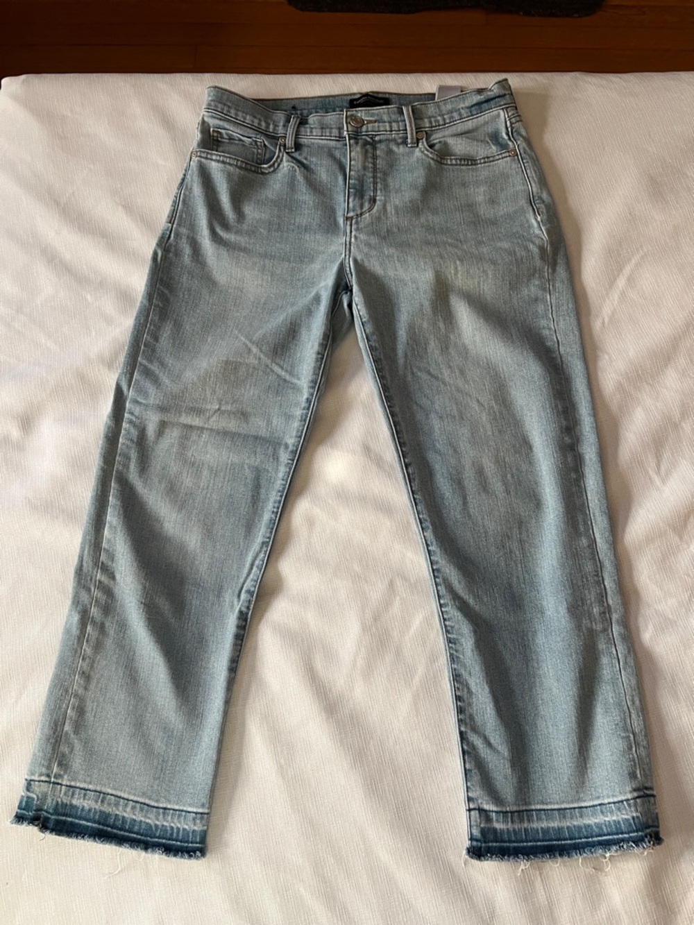 Banana Republic Girlfriend Light Blue Cropped Ankle Jeans
